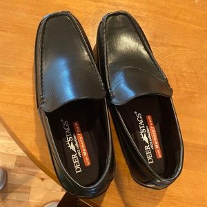 Mens size 9w black deer stag shoes